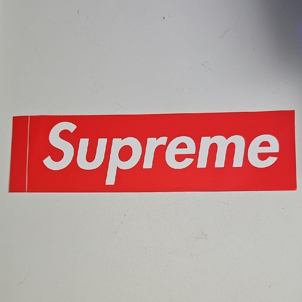 Supreme Bold Red Sticker